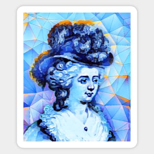 Frances Burney Portrait | Frances Burney Artwork | Frances Burney Painting 11 Sticker